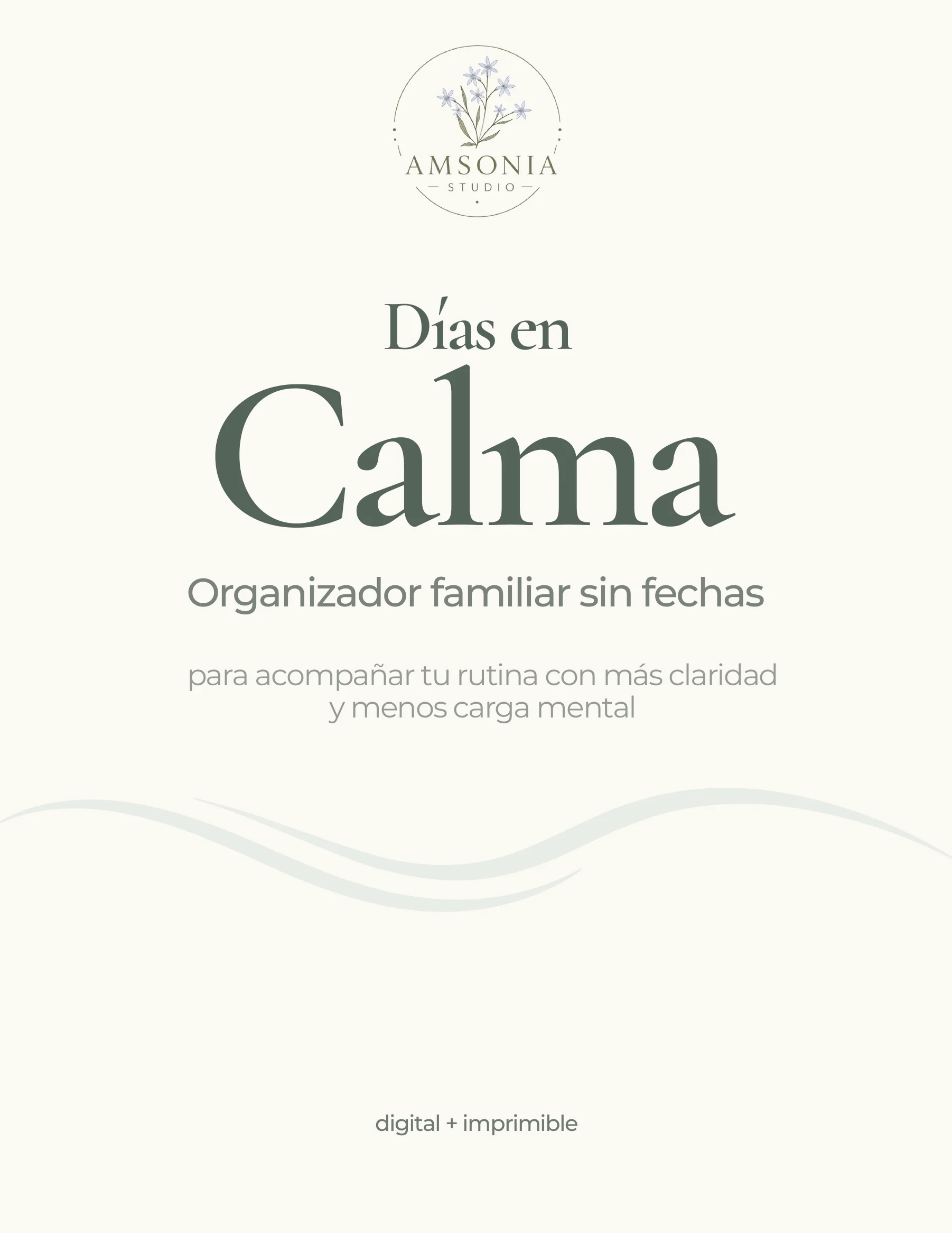 Portada digital de Días en Calma